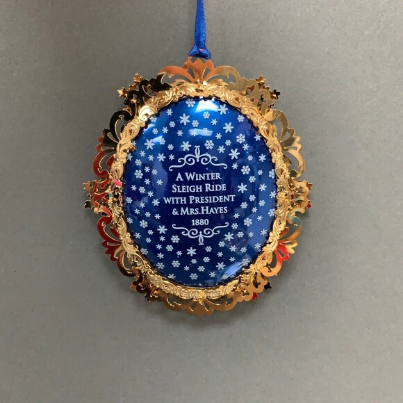 The White House Christmas 2004 Ornament Historical Association Sleigh Horses - Picture 3 of 4
